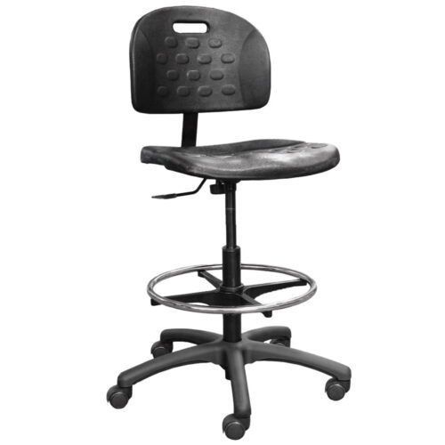 Chaise industriel ergonomique série Shopttech 18"L x 17"P x 22"-32" H