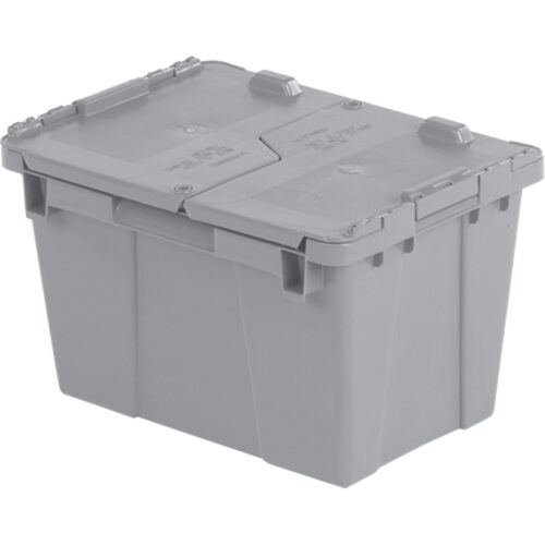 Contenants de distribution FlipakMD en plastique polyéthylène (PE), 15,2" x 10,9" x 9,7", Gris