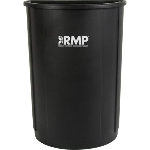 Poubelle demi-ronde, Polyéthylène, 21 gal. US